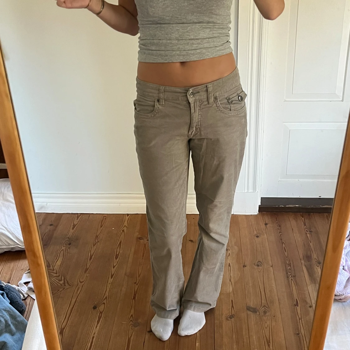 Lågmidjade vintage jeans