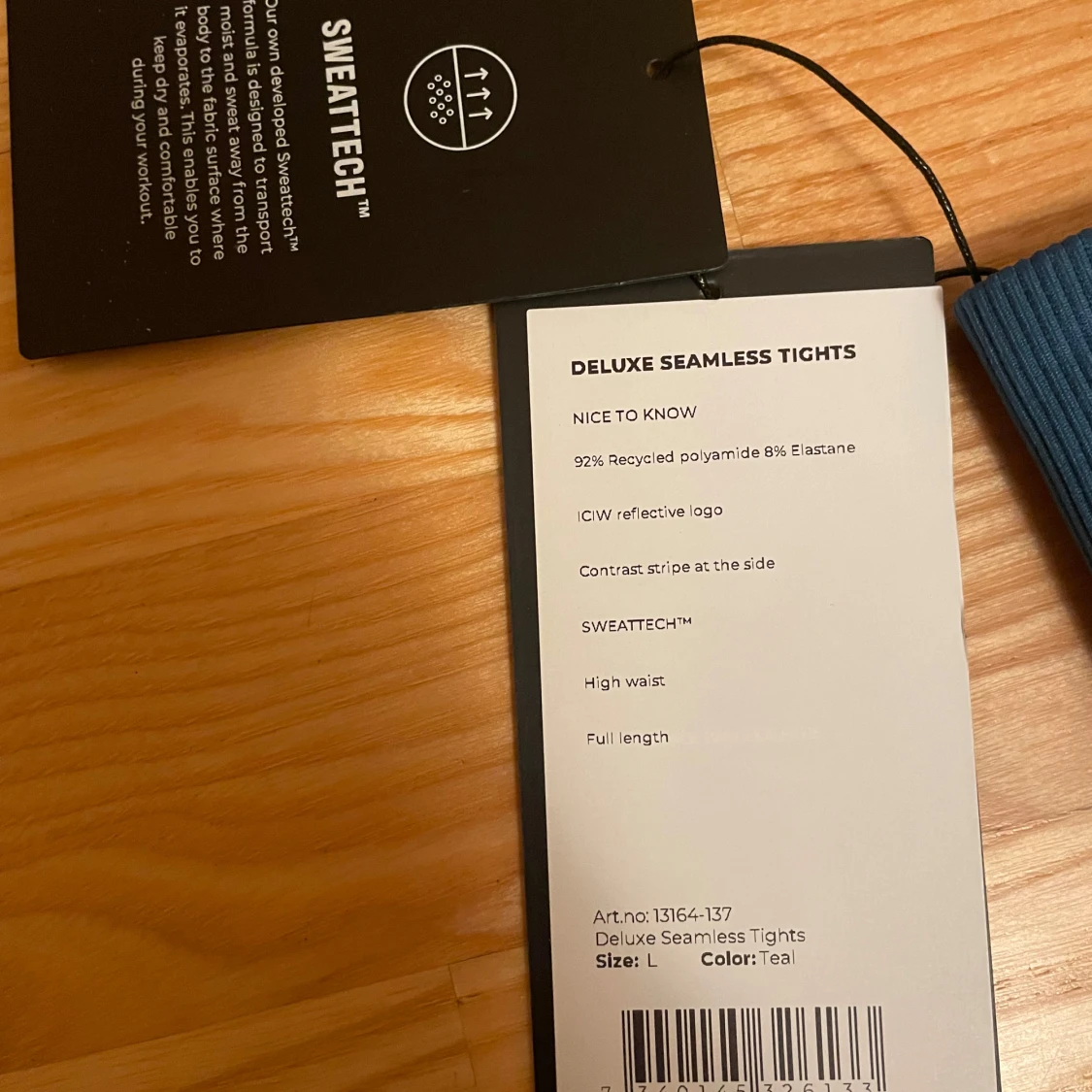 Blå Deluxe Seamless Tights från ICANIWILL - 91