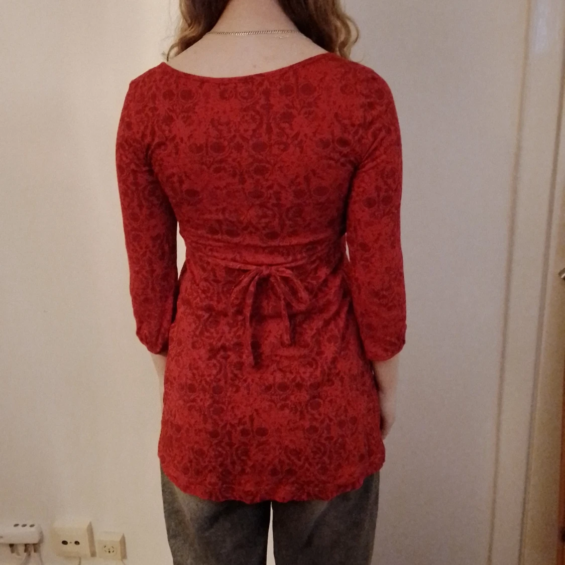 Röd Tunika Med Snören - 90