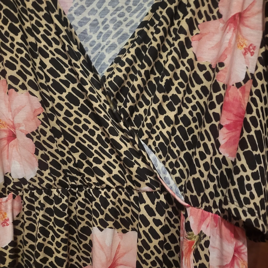 Flot leopard kjole  - 92