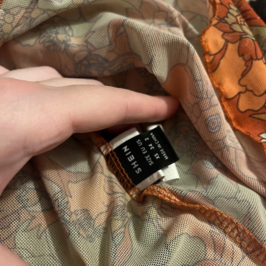 hippie mesh topp med flowy armar - 93