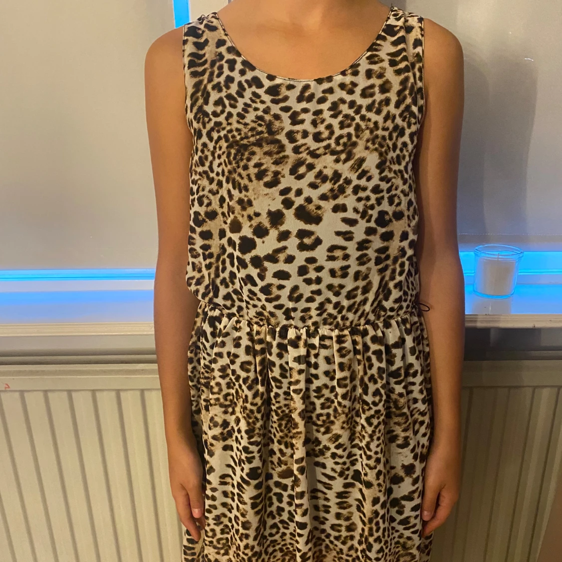 Leopardmönstrad klänning