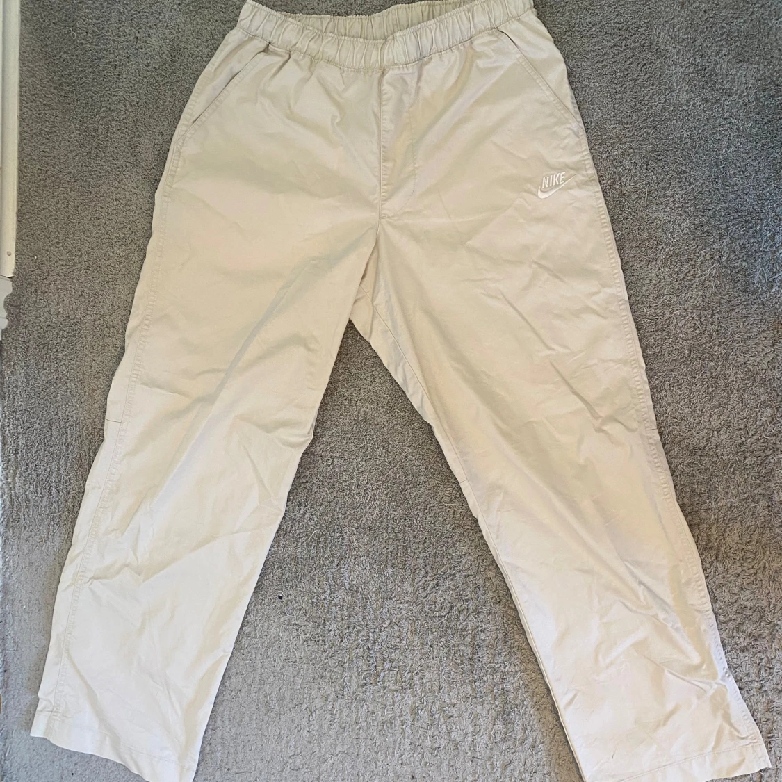 Nike clubpants, beige, M