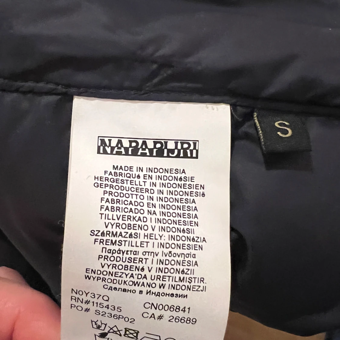 Marinblå väst från Napapijri S - 4