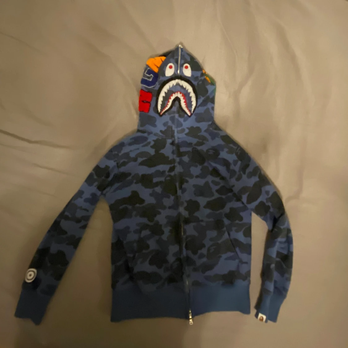 BAPE zip hoodie storlek S