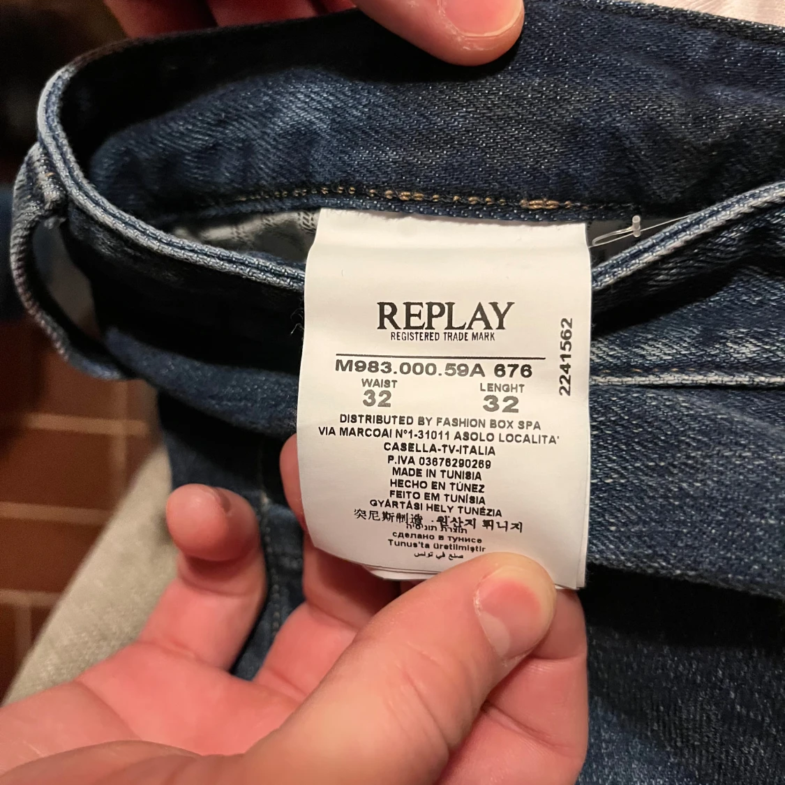 Mörkblå jeans från Replay - 1