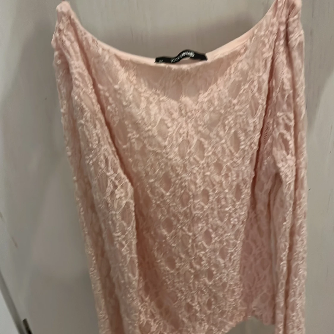 Rosa spetsblus från Gina Tricot - 3