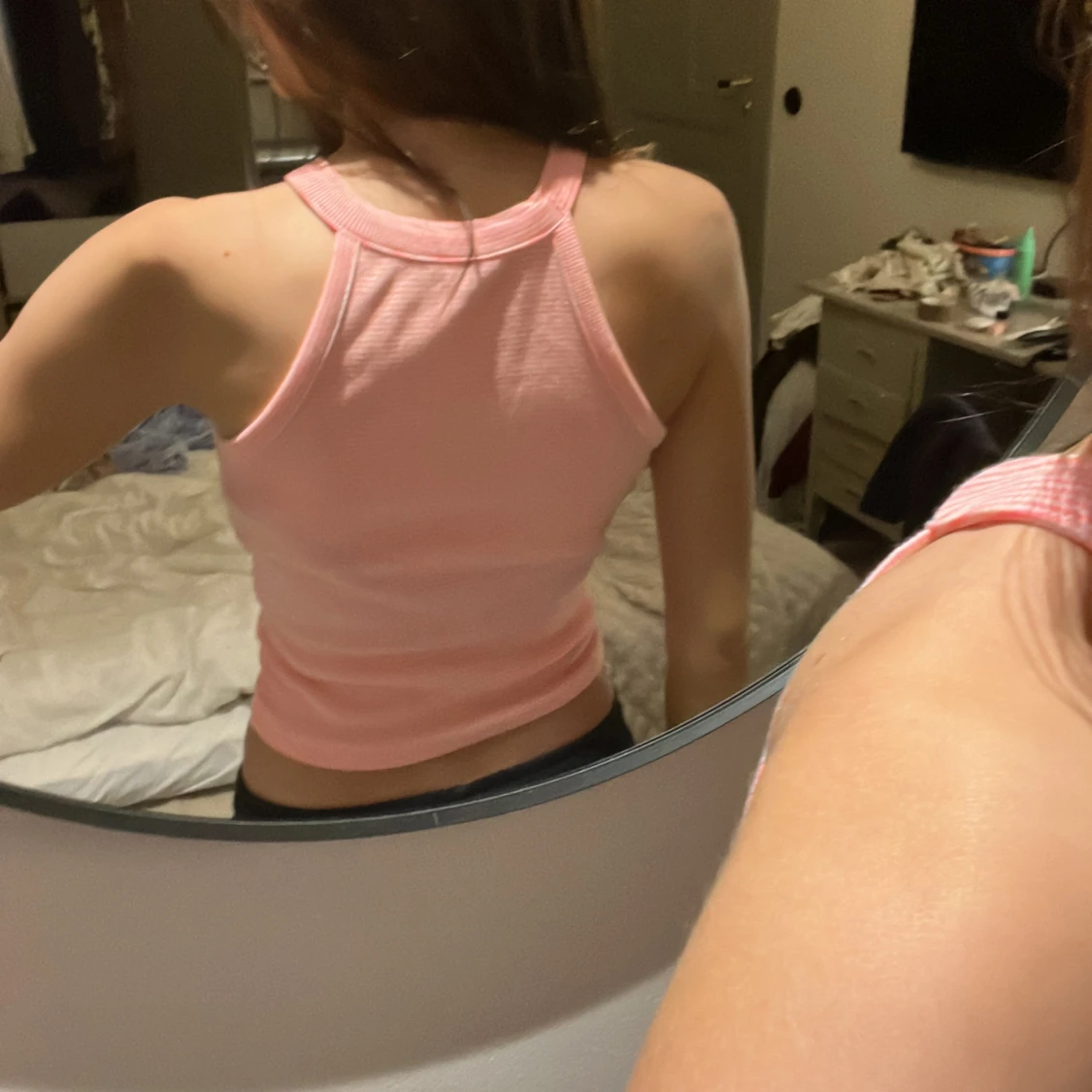 Rosa ribbad linnetopp - 91