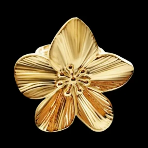 Ring - Fin Blom ring Finns i Guld/Silver Justerbar  89kr/st eller 169kr för två! Modell 160