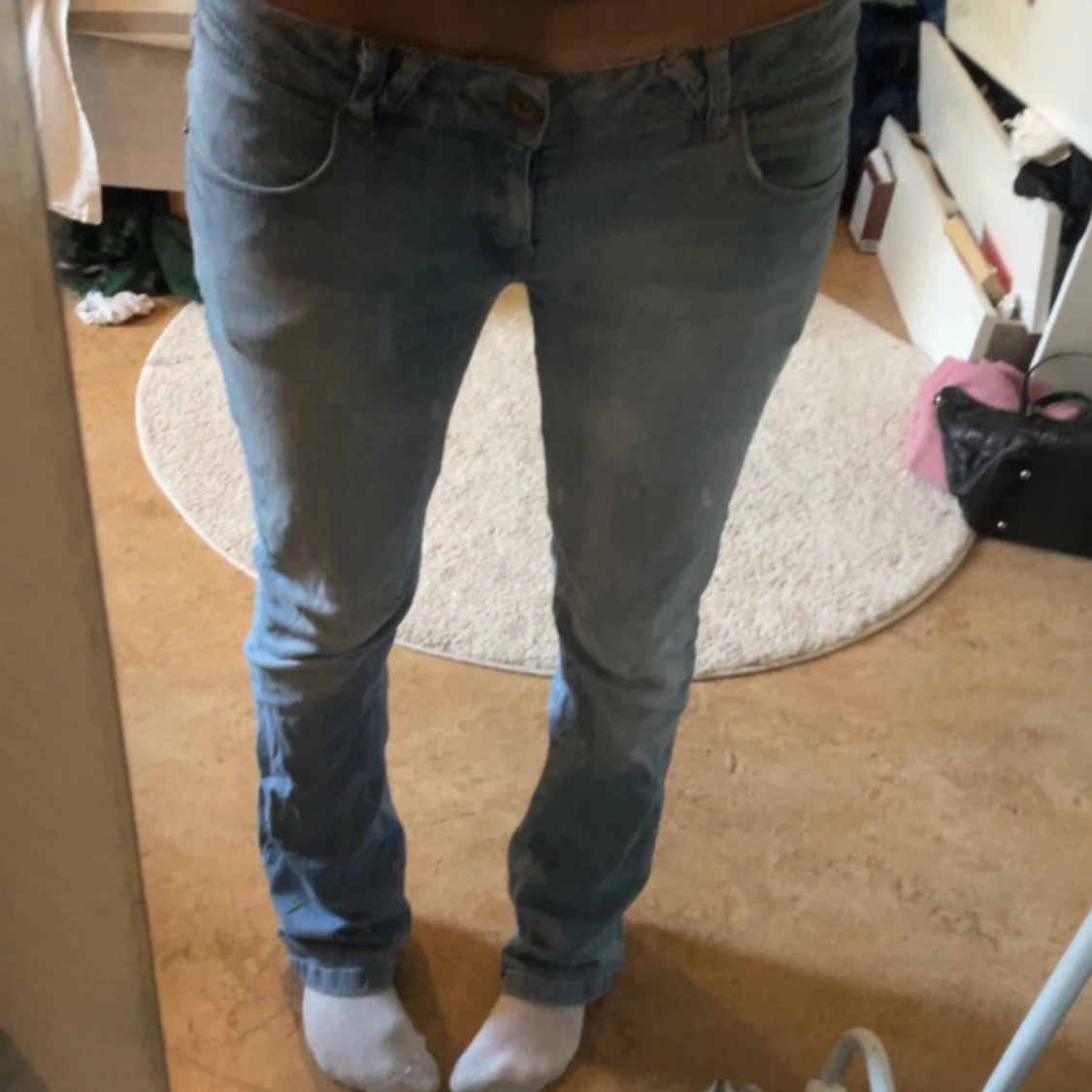 Lågmidjade jeans  - 92