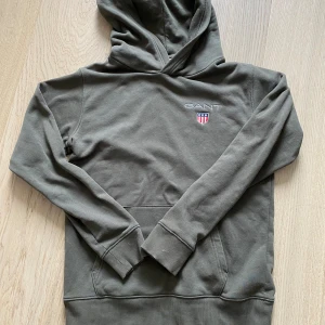Gant Hoodie Mörkgrön - Supersnygg Gant hoodie, använd max två gånger. Säljer eftersom jag har för många hoodies och de flesta bara hänger i garderoben. Storlek syns på bilden, passar både tjejer och killar. Absolut öppen för prisförslag 