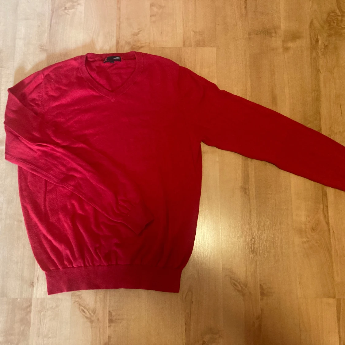 Dressmann röd stickad tröja