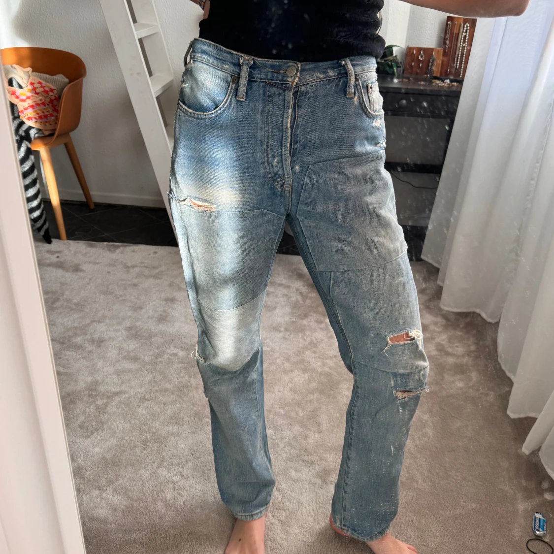 Acne Studios blå konst jeans - 90