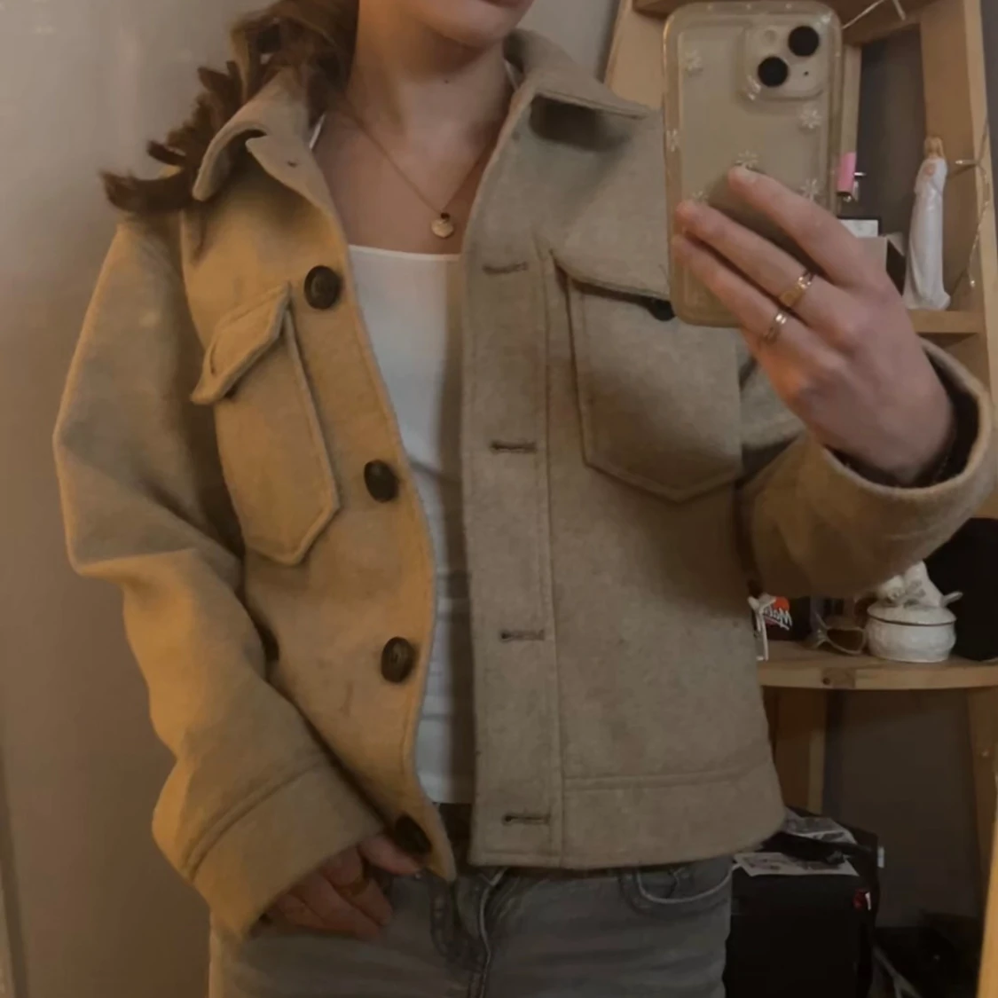 Beige höstkappa🍂🍁 - 93