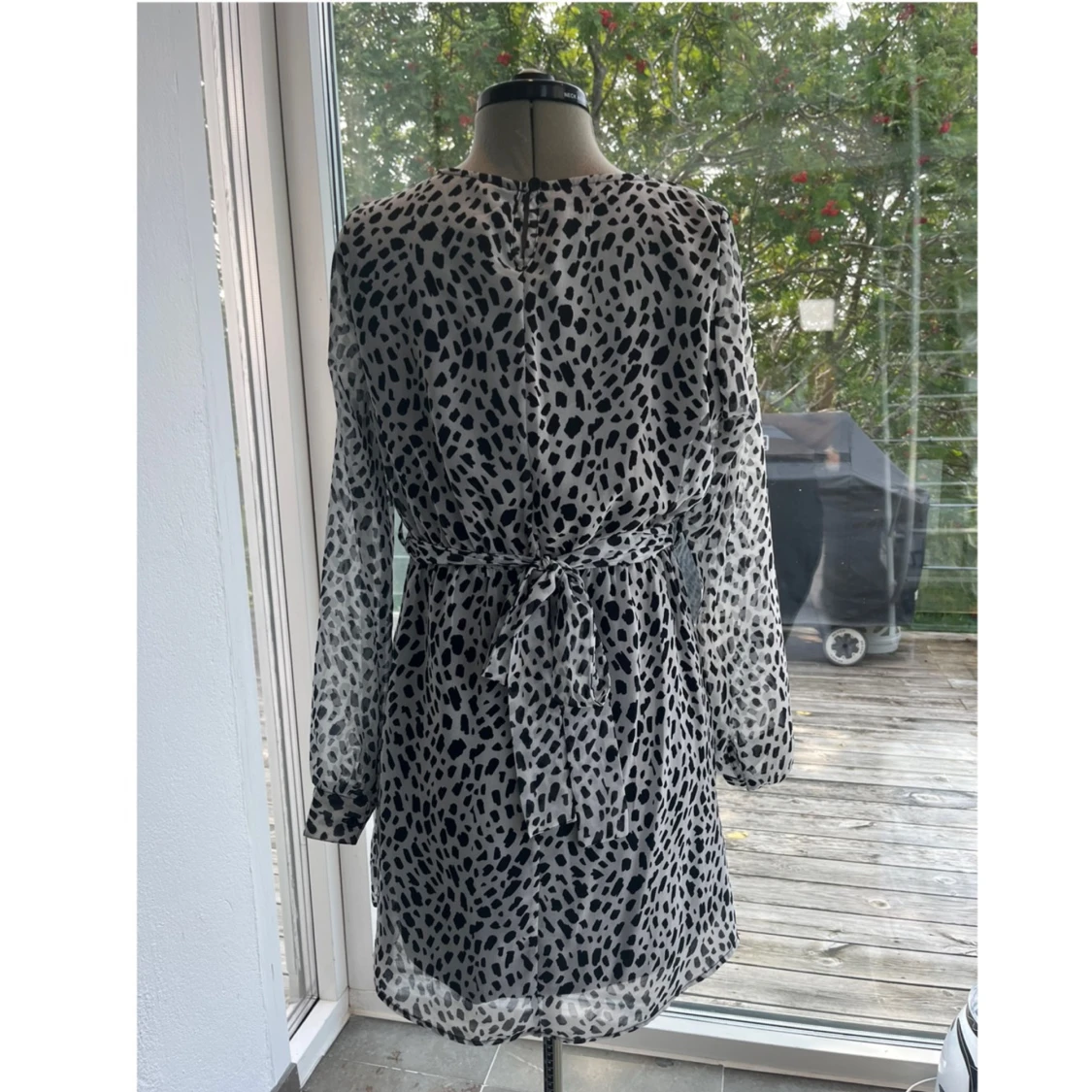 Mönstrad klänning - 90