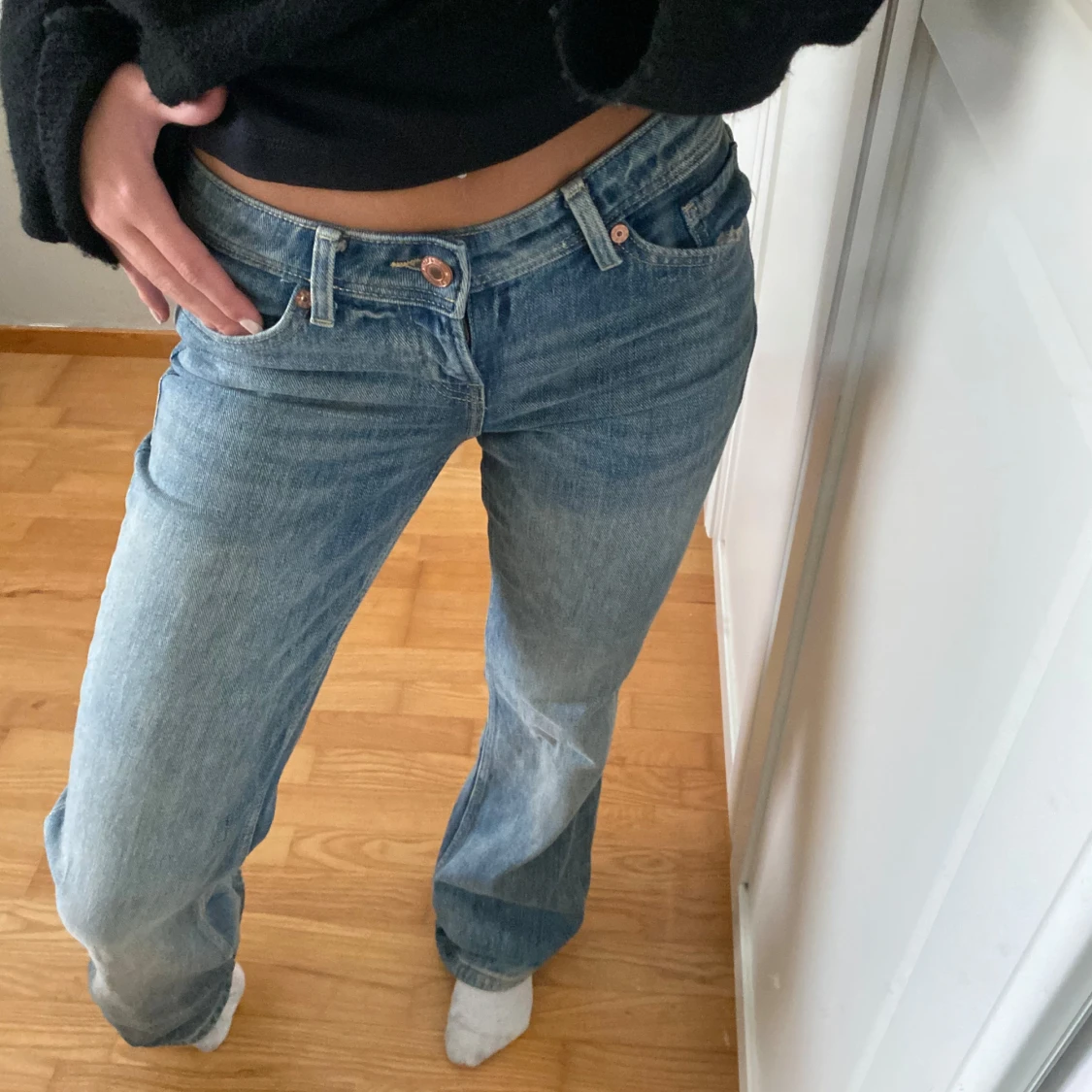 Lågmidjade jeans - 91