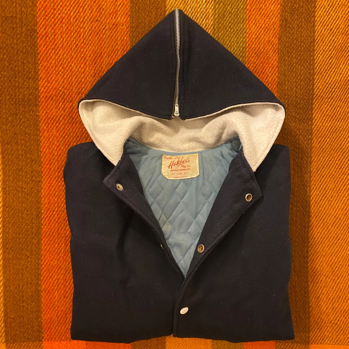 Varsity Jacka med dragkedja på luvan  - Hatchers