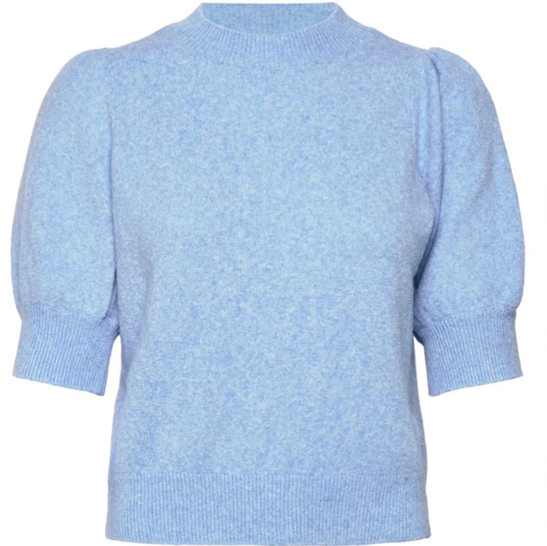 Ljusblå stickad tröja