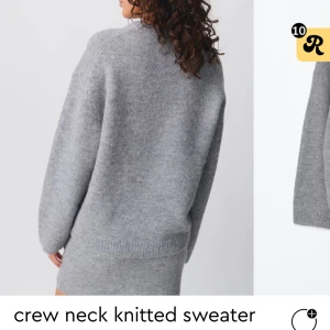 Helt ny grå stickad tröja - Helt oanvänd med lappar kvar! Slutsåld på hemsidan, nypris 400kr mitt pris 350kr.