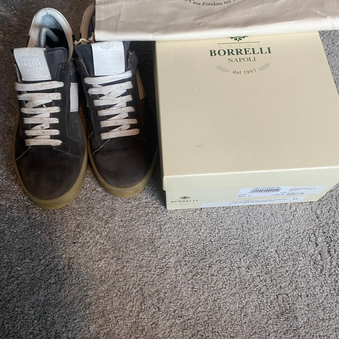 Svarta sneakers från Borrelli - 1