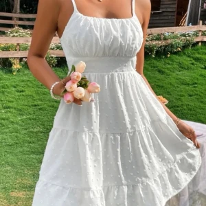 Vit klänning - Klänning ifrån SHEIN