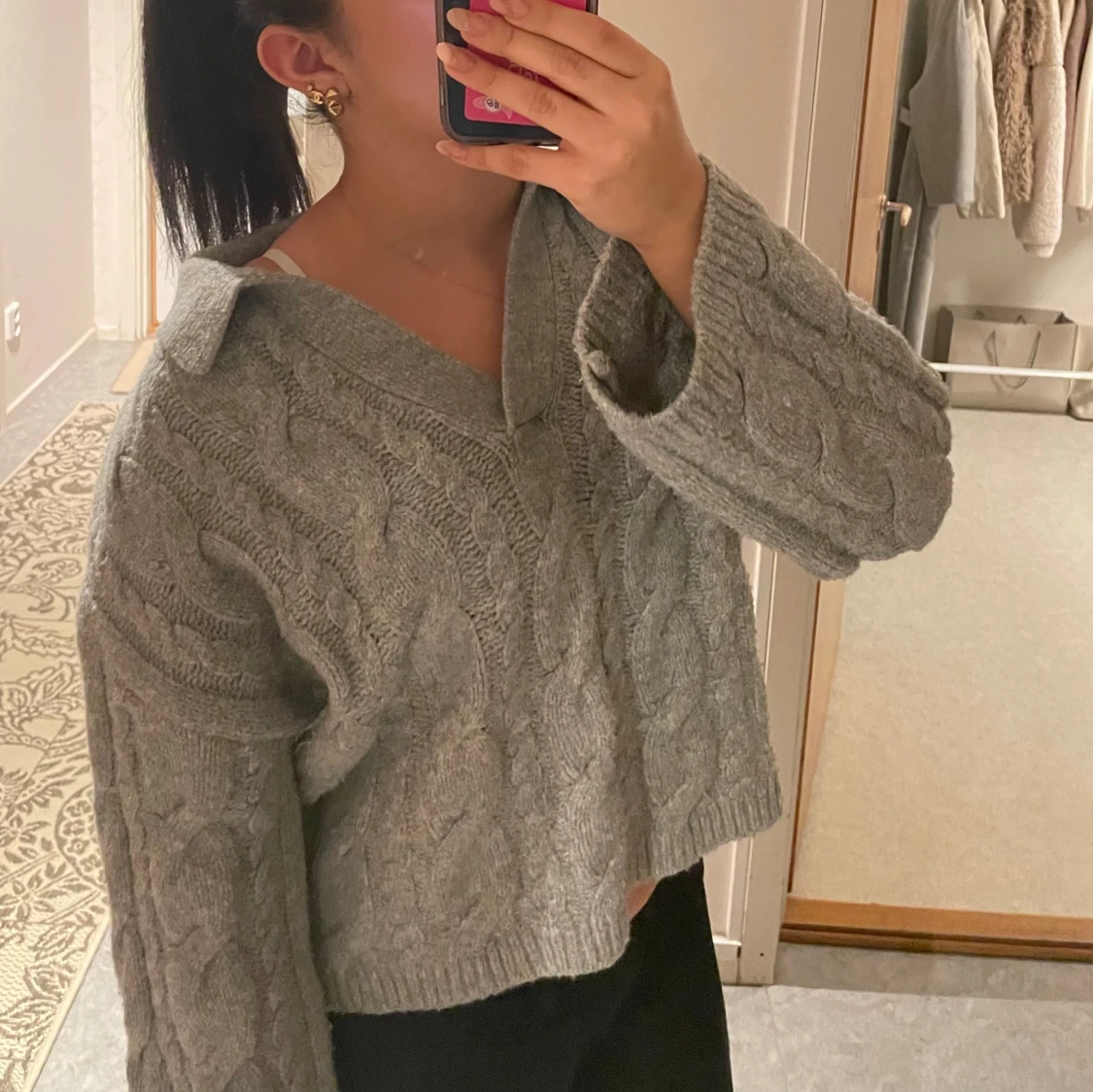 Stickad tröja - 90