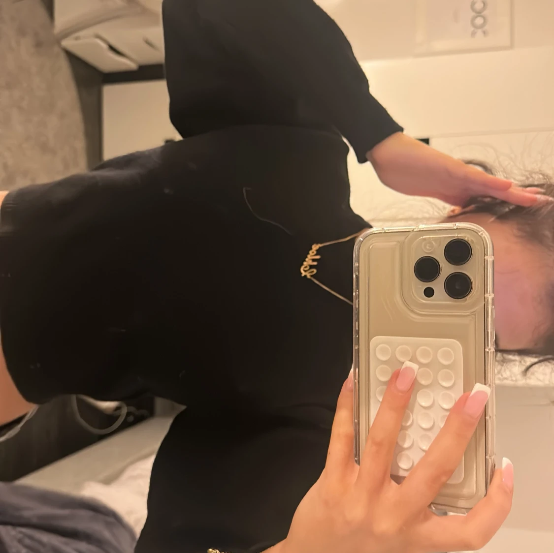 Svart basic tröja - 90