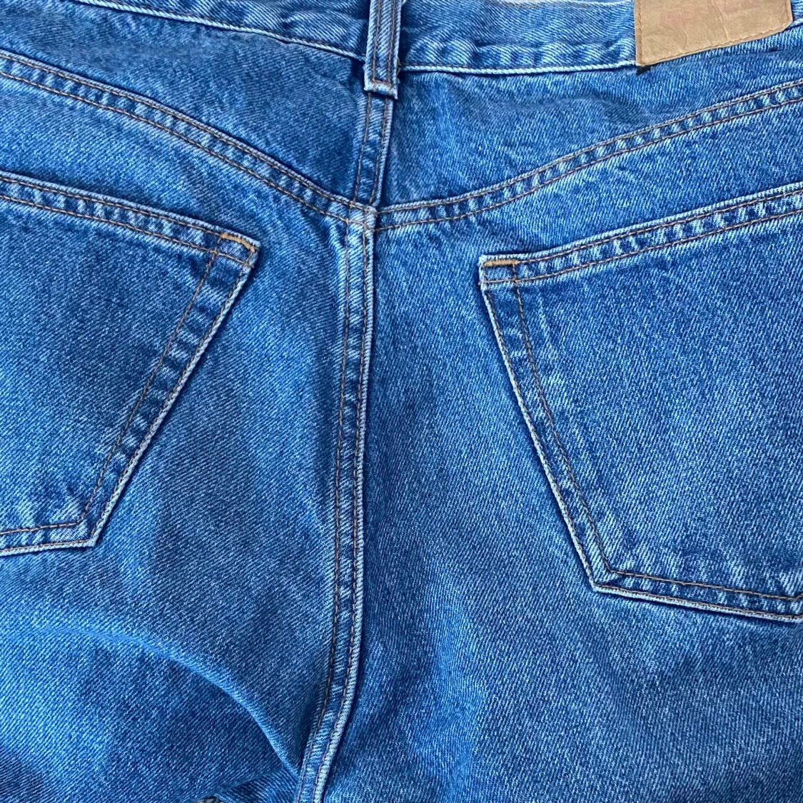 Weekday Space Relaxed Straight Jeans 90s Blue - Mellanblå stl 28/32 - 92