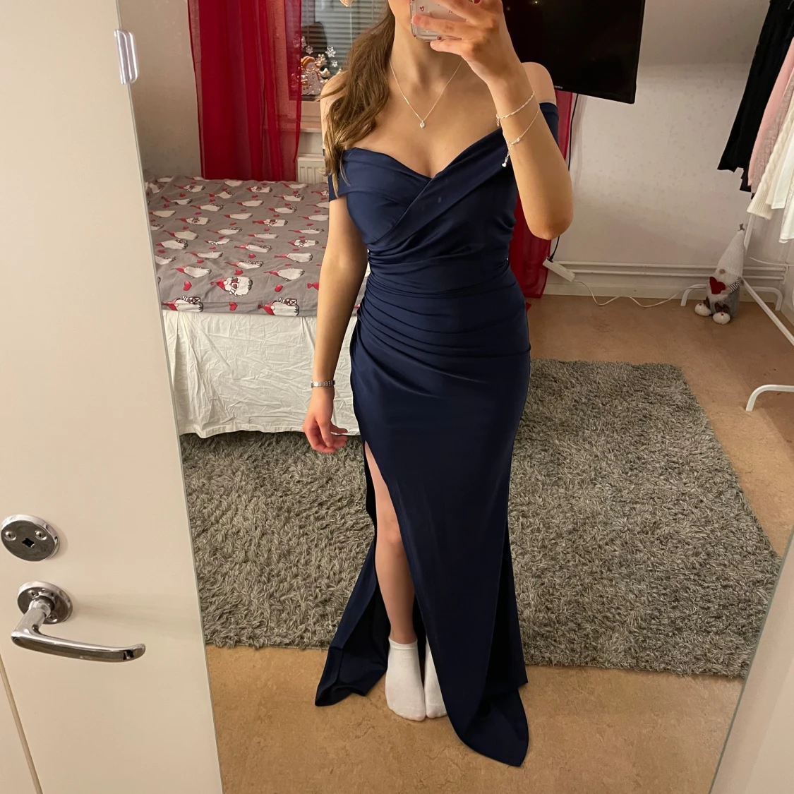 Balklänning marinblå  - 90