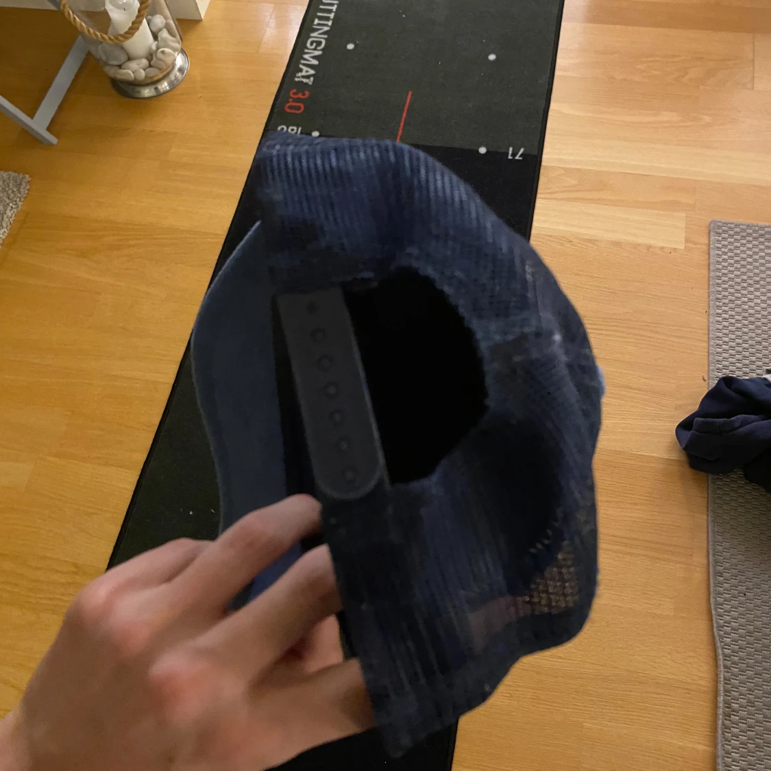 Blå Velvet keps från Contore - 92