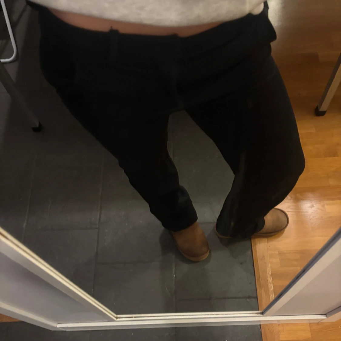 Svarta kostymbyxor  - 90