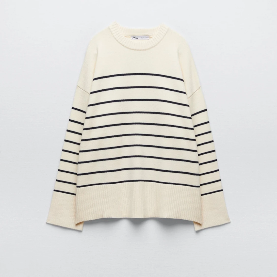 Randig beige tröja från Zara