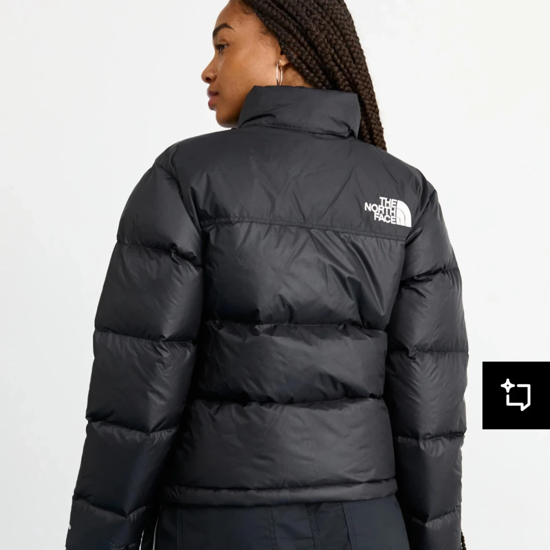 Svart pufferjacka från The North Face - 90