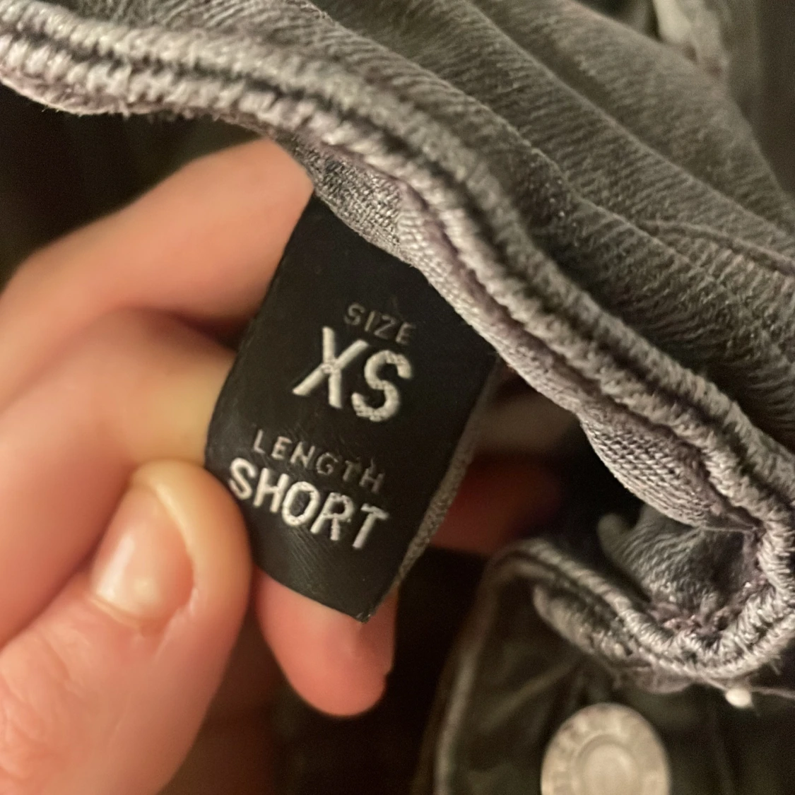 Grå bootcut jeans från 157 - 92