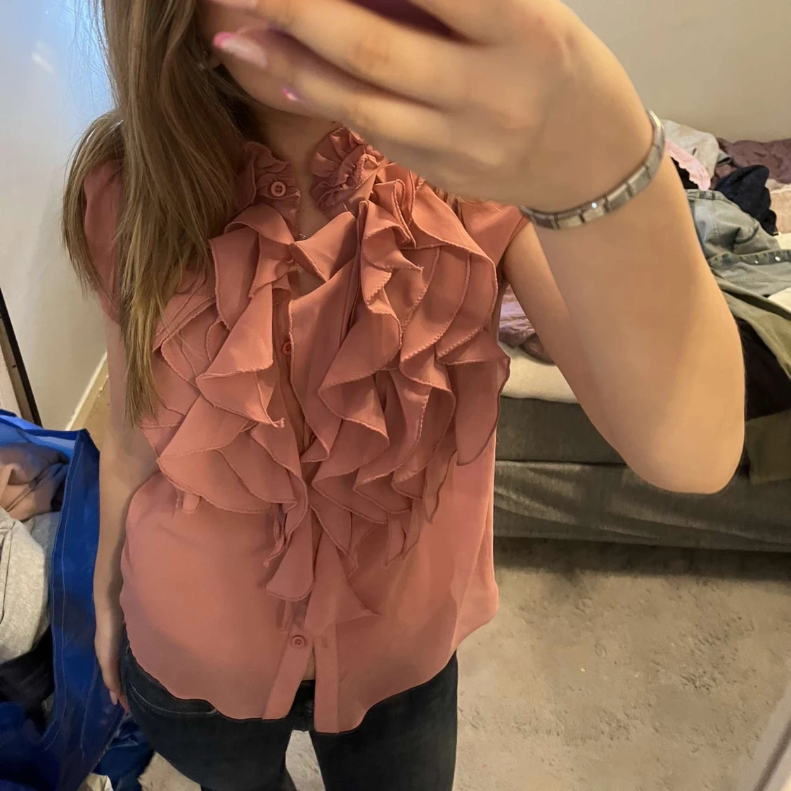 Rosa volang blus - 90