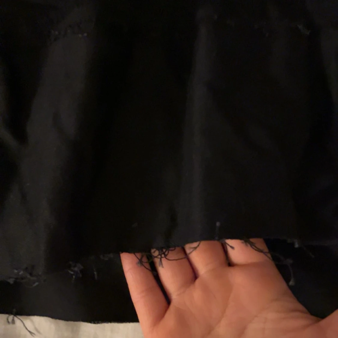 Svart jeanskjol (egen sydd) - 2