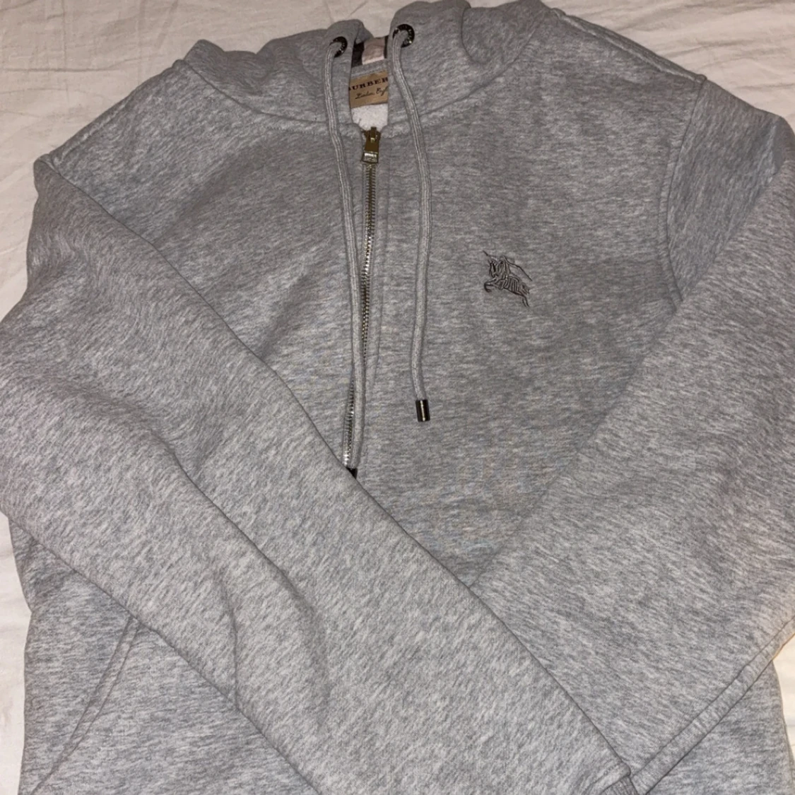 Grå Burberry zip  - 90