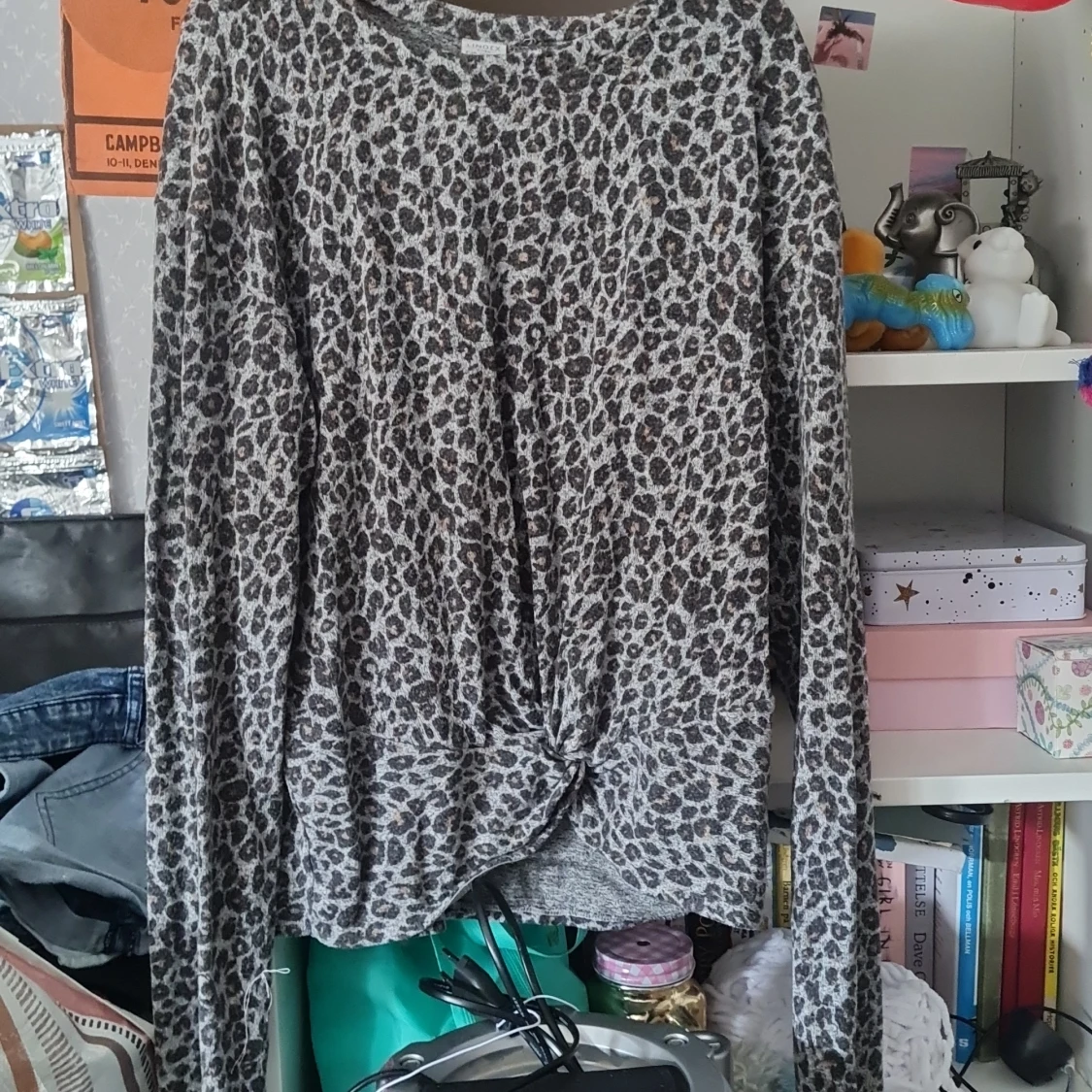Leopard mönstrad tröja
