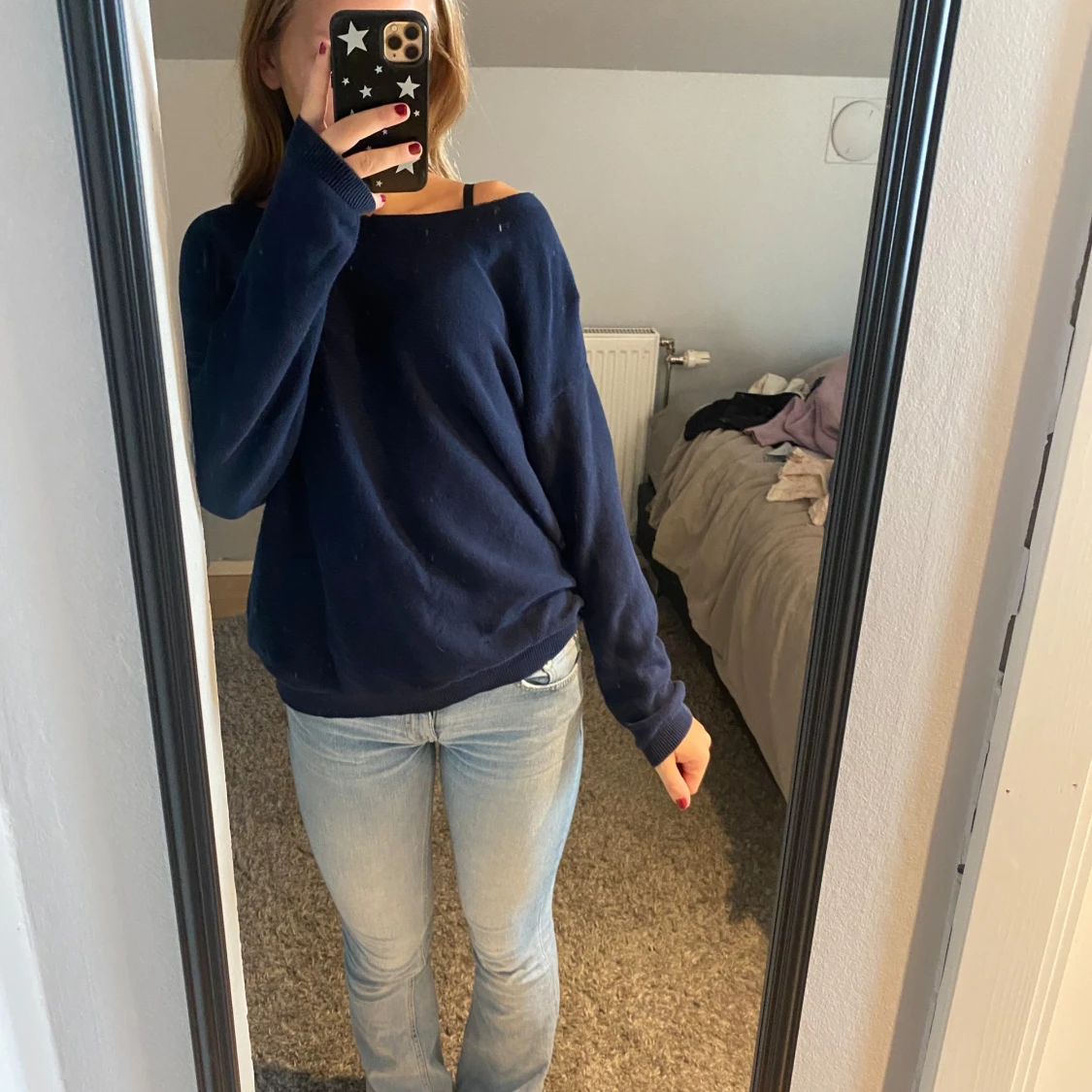 Marinblå tröja  - 92