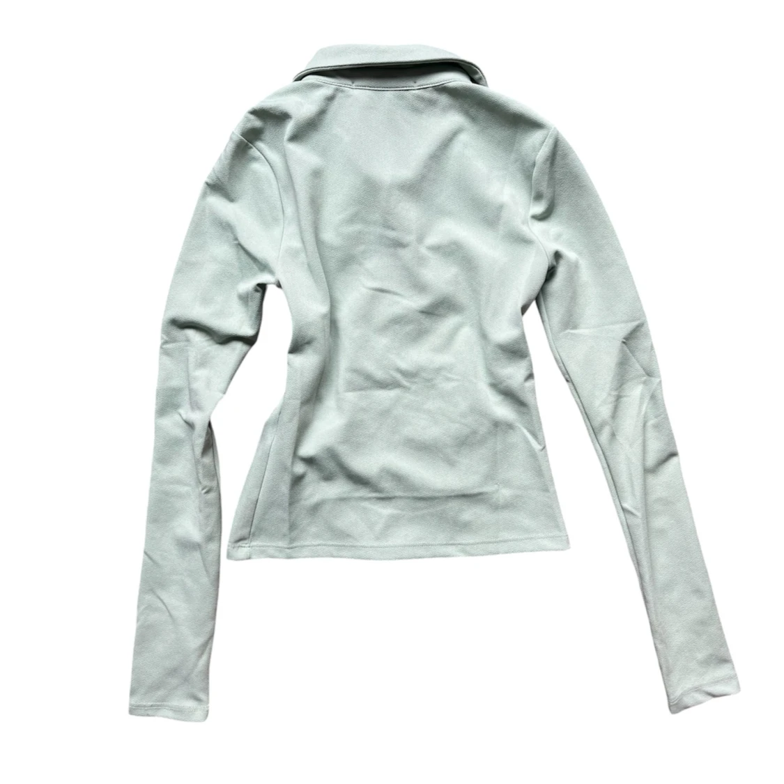 Ljusgrön långärmad topp från Bik Bok - 1