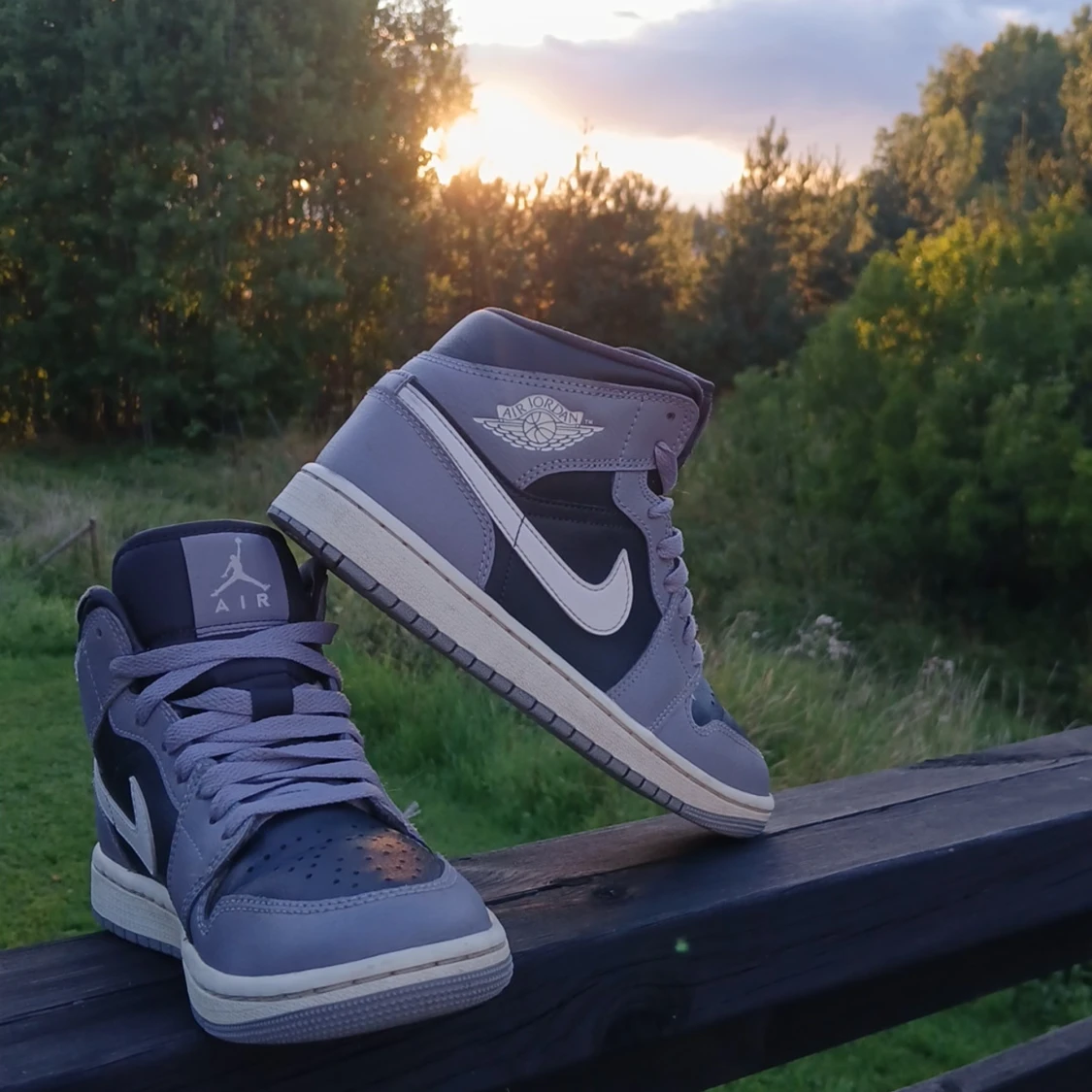Gråa Nike Air Jordans - 93