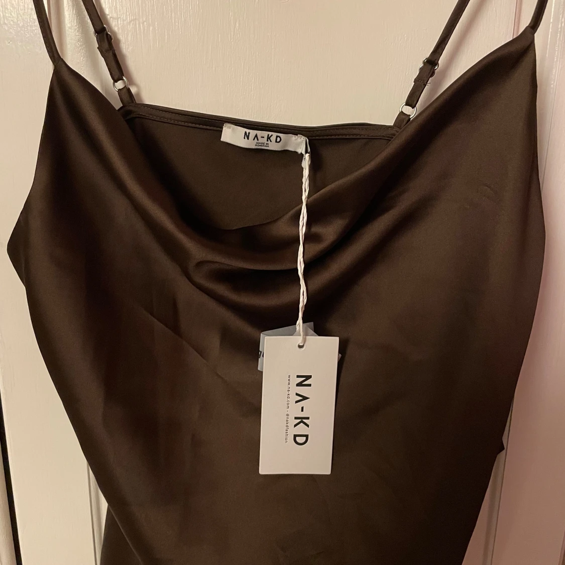 Satin mini dress - 2