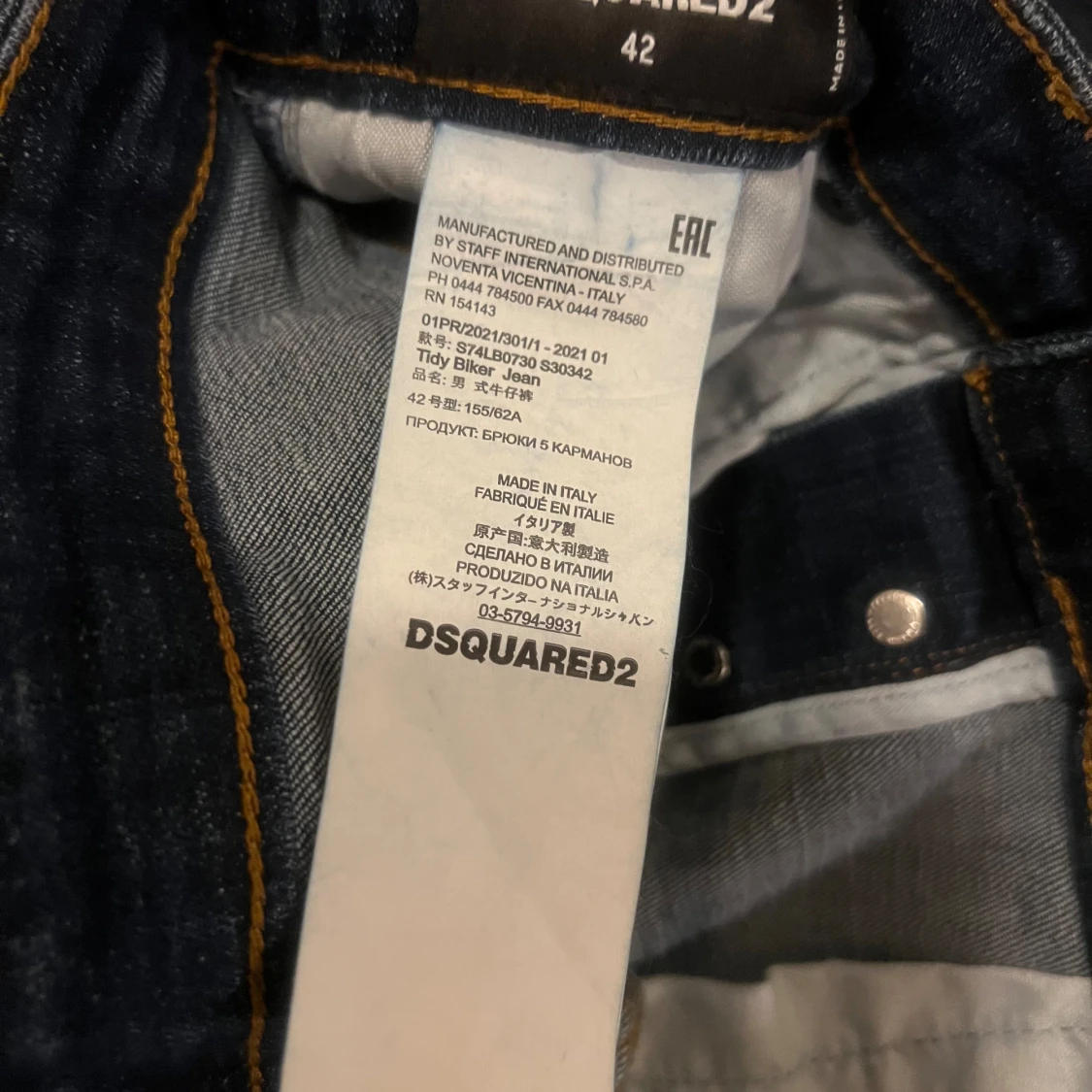Mörkblå jeans från Dsquared2 - 92