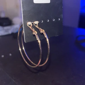 Guld örhängen! - Helt oanvända guldörhängen! Dom är både nickel och bly fria! Har inte använt dom därför säljer jag 😁