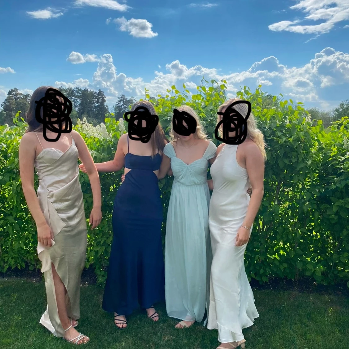 Ljusgrön balklänning - 2