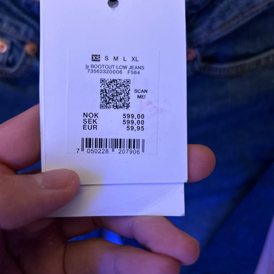 Junkyard bootcut low jeans, XS - 4