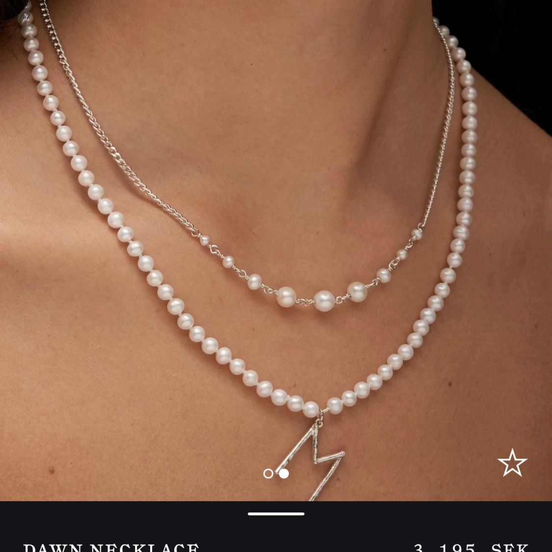 Halsband med pärlor - 1