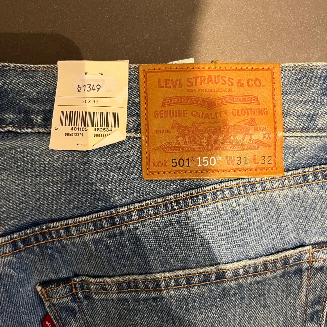 Helt nya Blå Levis 501 jeans - 4