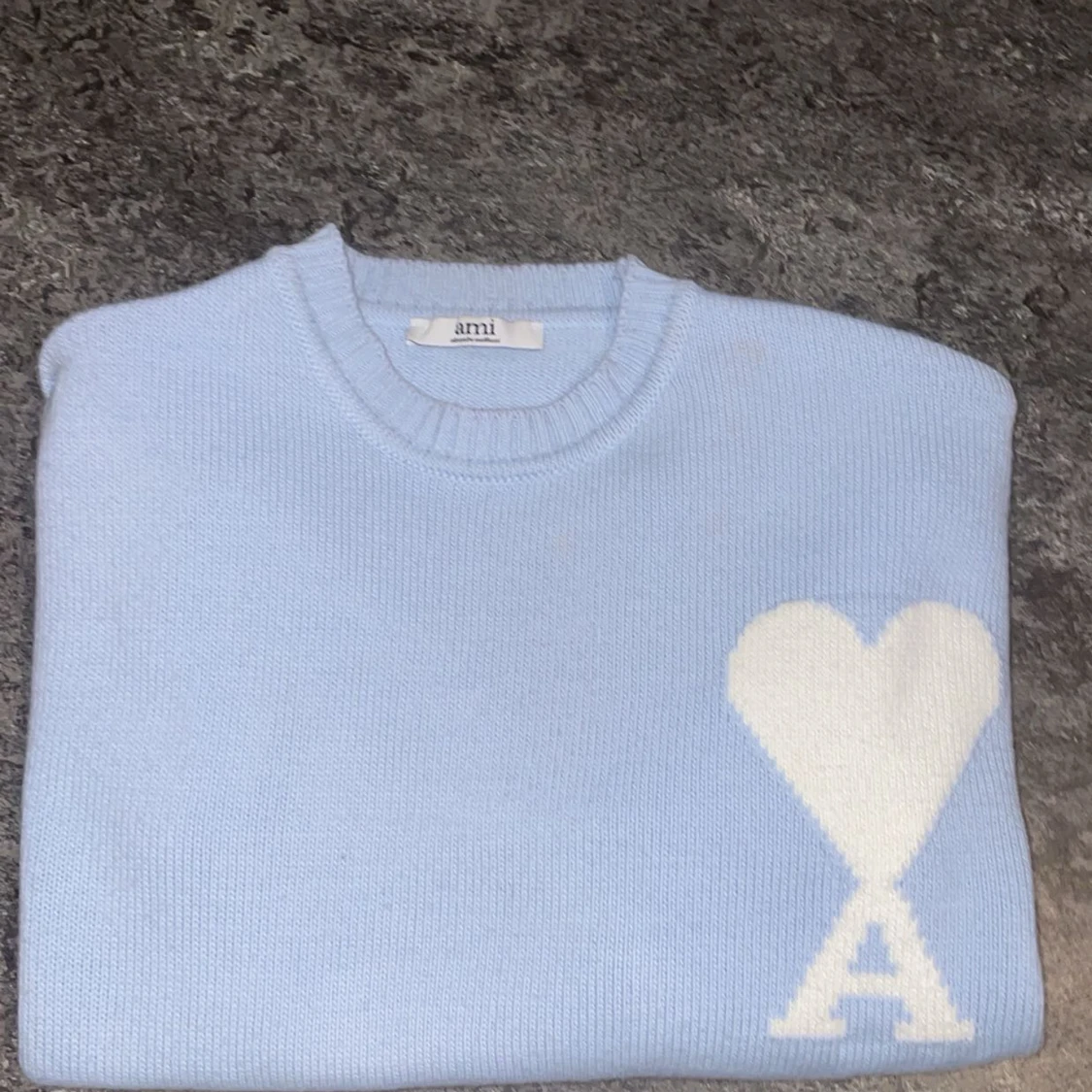Ljusblå Ami Paris Tröja  - 1