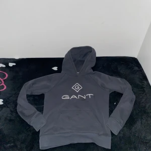 Svart hoodie från GANT - Gant hoodie som är använd men fortfarande i bra skick